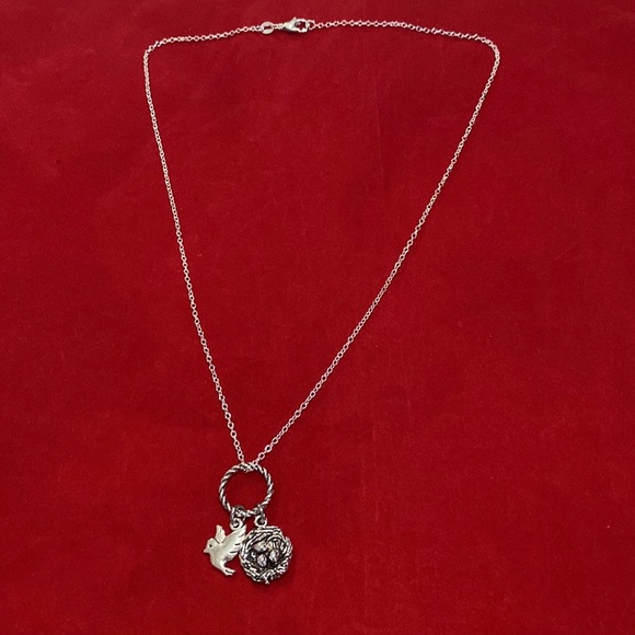 Bird Nest Charm Necklace - Picture 4 of 5